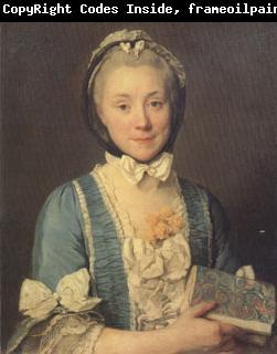 Joseph-Siffred  Duplessis Madame Lenoir Mother of Alexandre Lenoir the Founder of the Museum of French Monuments (mk05)